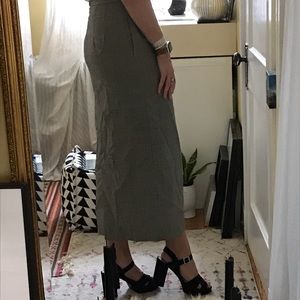 Vintage Wool Pendleton Houndstooth Midi Pencil